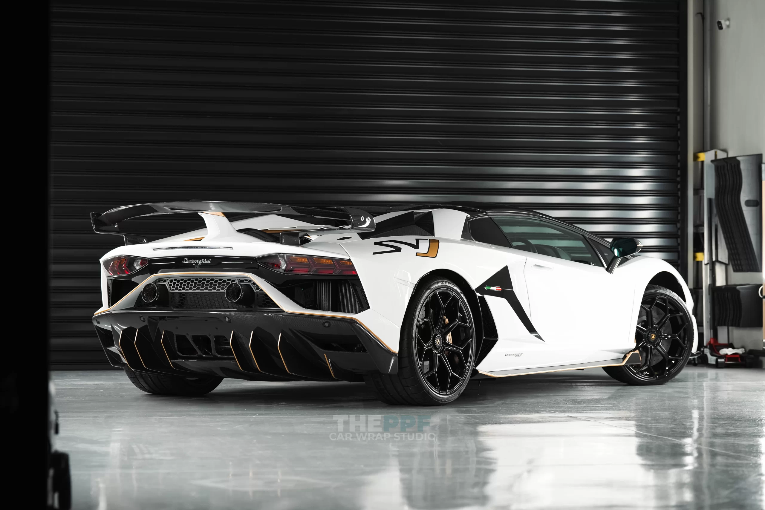 the ppf lamborghini aventador svj super car paint protection film wrapping auckland new zealand