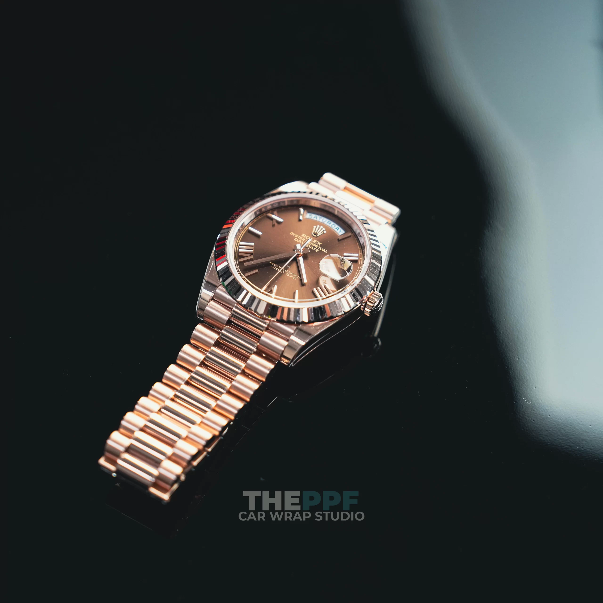 the ppf rolex daydate watch protection film wrap auckland